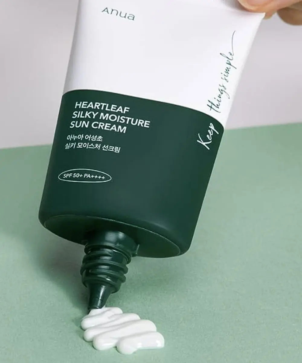 Anua - Heartleaf Silky Moisture Sunscreen SPF50+ PA++++ KskinRitual