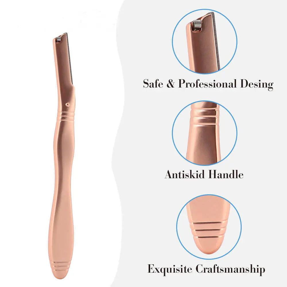 ÉcoRasoir™ – Rasoir Métallique Précision Sourcils & Vis KskinRitual