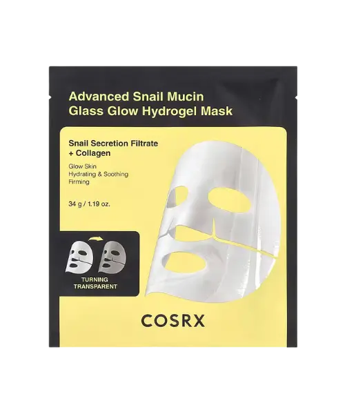 Advanced Snail Mucin Glass Glow Hydrogel Mask COSRX
