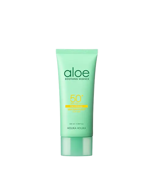 Aloe Soothing Essence Waterproof Sun Gel [face & body] SPF 50+/ PA ++++ HOLIKA HOLIKA