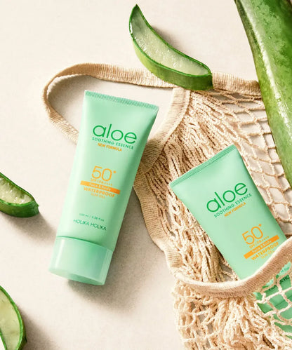 Aloe Soothing Essence Waterproof Sun Gel [face & body] SPF 50+/ PA ++++ HOLIKA HOLIKA