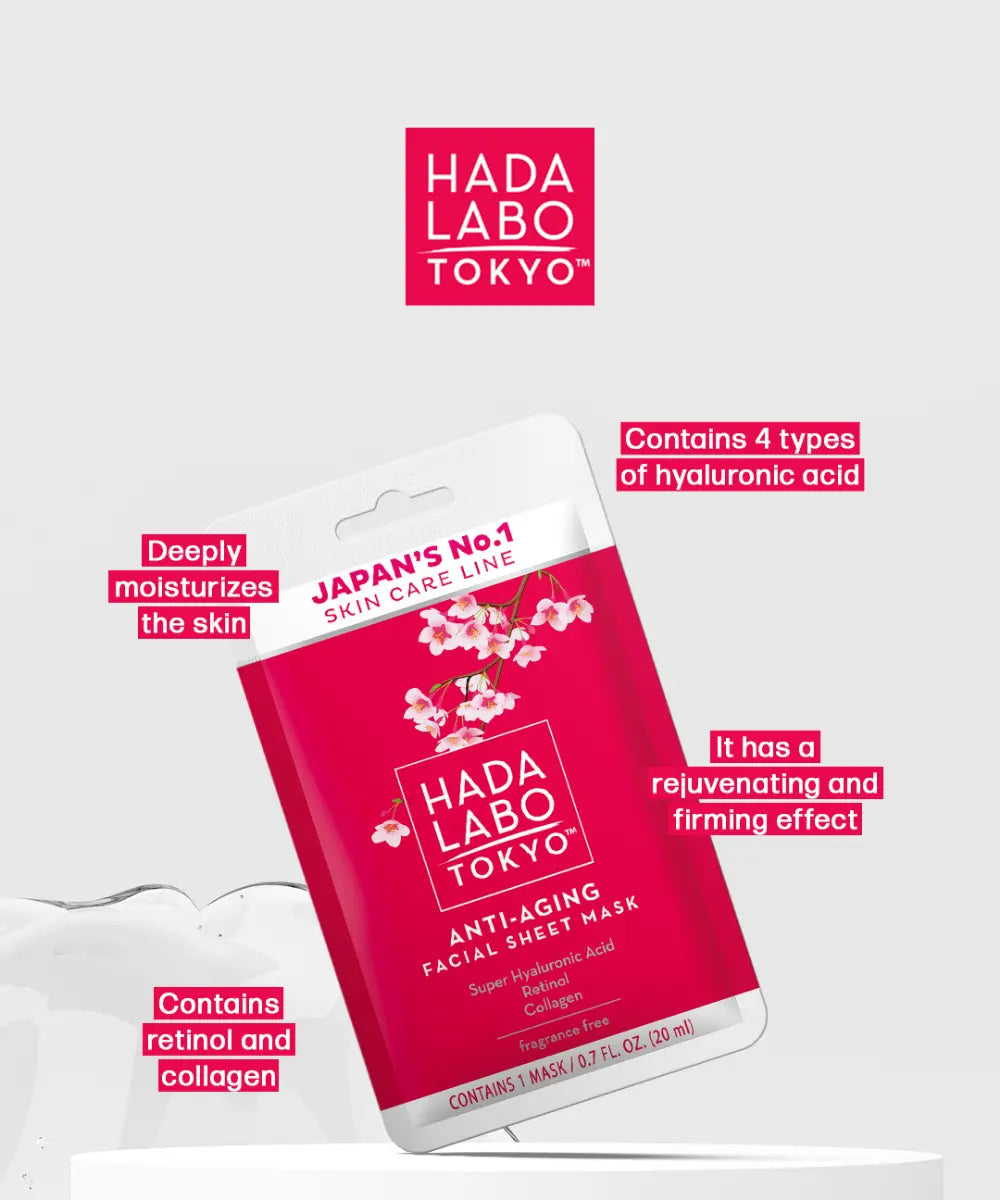 Anti-Aging Sheet Mask (Red Line) HADA LABO TOKYO