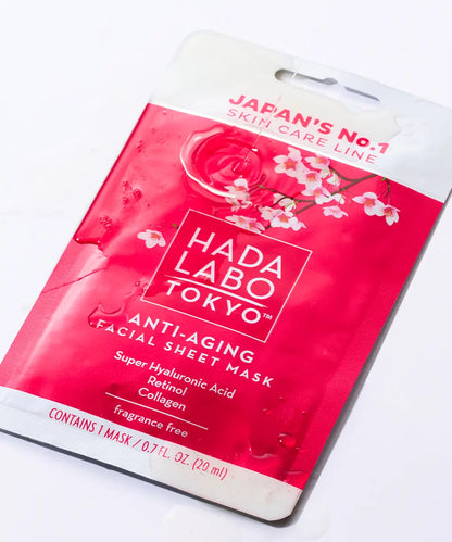 Anti-Aging Sheet Mask (Red Line) HADA LABO TOKYO