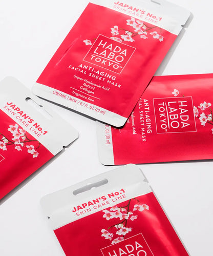 Anti-Aging Sheet Mask (Red Line) HADA LABO TOKYO