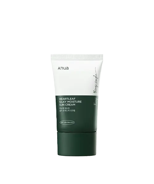 Anua - Heartleaf Silky Moisture Sunscreen SPF50+ PA++++ KskinRitual