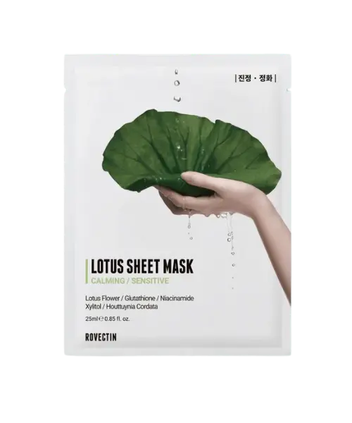 Clean Lotus Water Calming Sheet Mask ROVECTIN