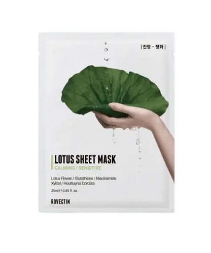 Clean Lotus Water Calming Sheet Mask ROVECTIN