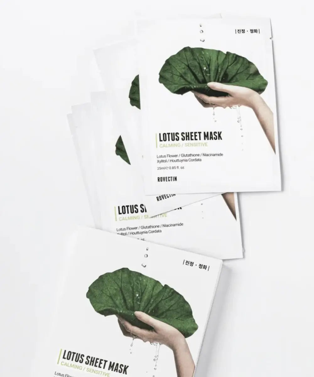 Clean Lotus Water Calming Sheet Mask ROVECTIN
