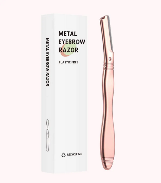 ÉcoRasoir™ – Rasoir Métallique Précision Sourcils & Vis KskinRitual