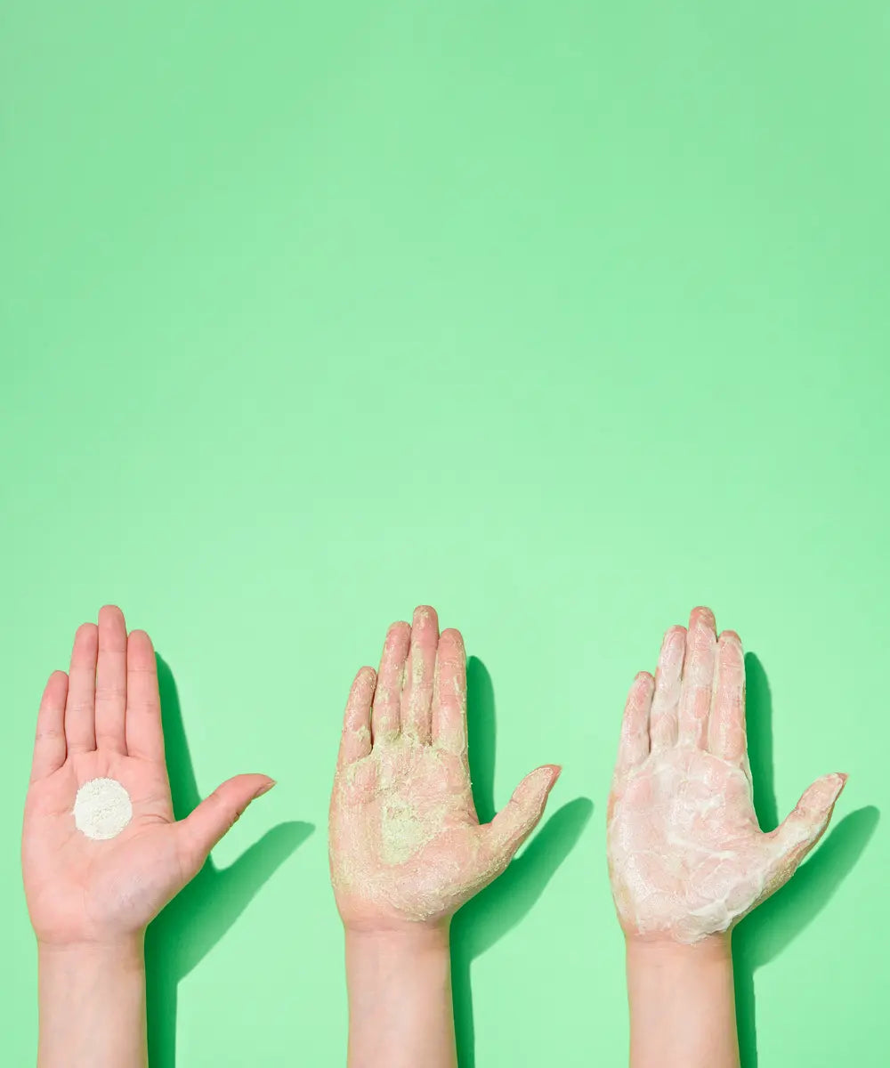 Green Tea & Enzyme Powder Wash BY WISHTREND