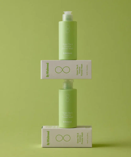 Green Tea & Enzyme Powder Wash BY WISHTREND