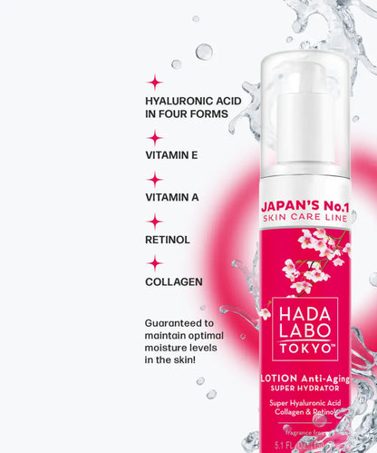 Lotion Anti-aging Super Hydrator (Red Line) HADA LABO TOKYO
