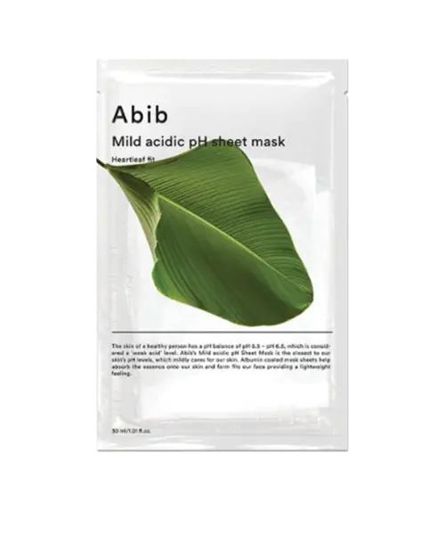 Mild Acidic pH Sheet Mask Heartleaf Fit ABIB