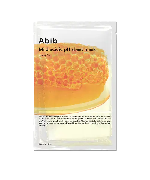 Mild Acidic pH Sheet Mask Honey Fit ABIB