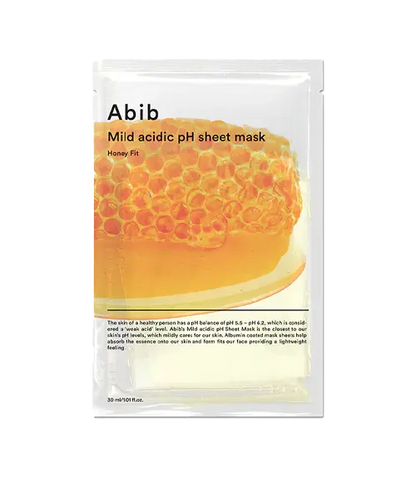 Mild Acidic pH Sheet Mask Honey Fit ABIB