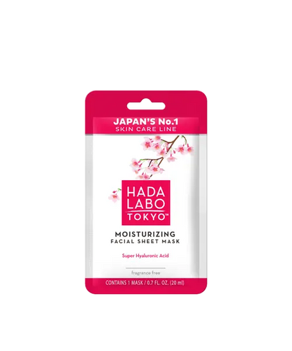 Moisturizing Facial Sheet Mask (White Line) HADA LABO TOKYO