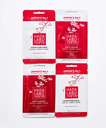 Moisturizing Facial Sheet Mask (White Line) HADA LABO TOKYO