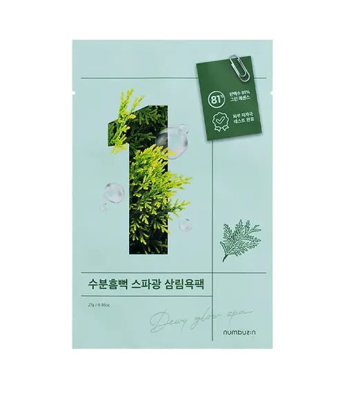 No.1 Dewy Glow Spa Sheet Mask NUMBUZIN