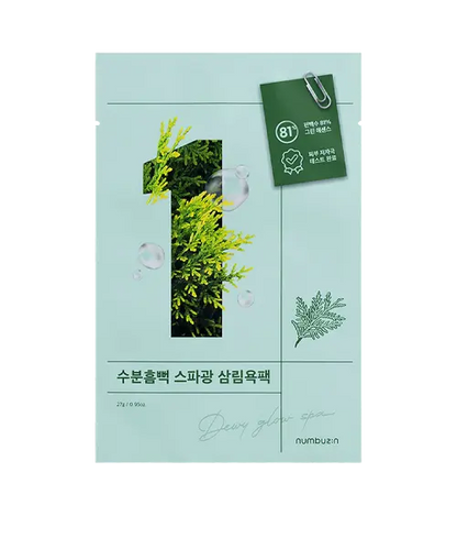 No.1 Dewy Glow Spa Sheet Mask NUMBUZIN