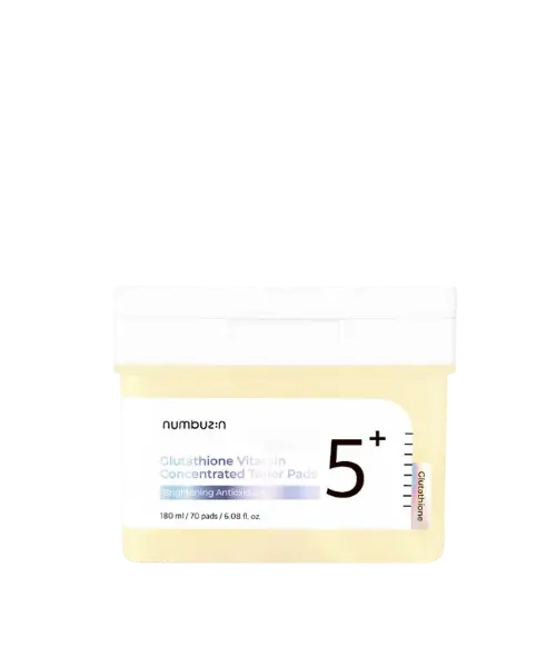 No.5+ Glutathione Vitamin Concentrated Toner Pads NUMBUZIN