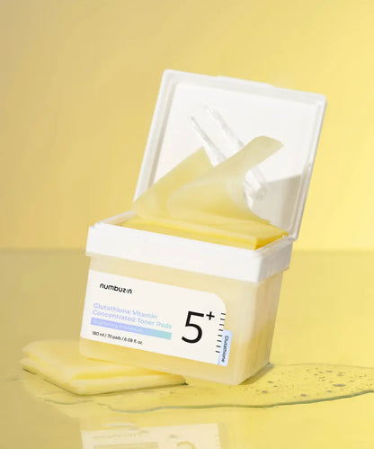 No.5+ Glutathione Vitamin Concentrated Toner Pads NUMBUZIN