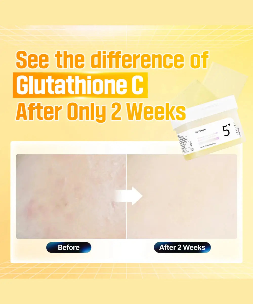 No.5+ Glutathione Vitamin Concentrated Toner Pads NUMBUZIN