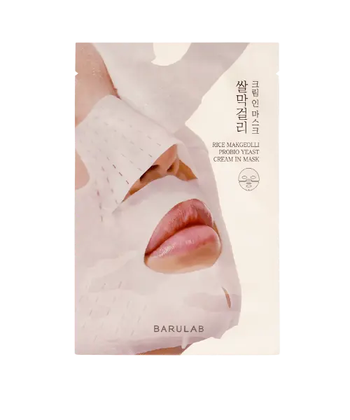 Rice Makgeolli Probio Yeast Cream in Mask BARULAB