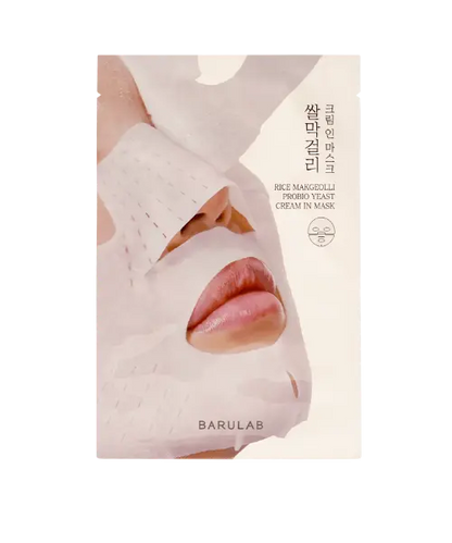 Rice Makgeolli Probio Yeast Cream in Mask BARULAB