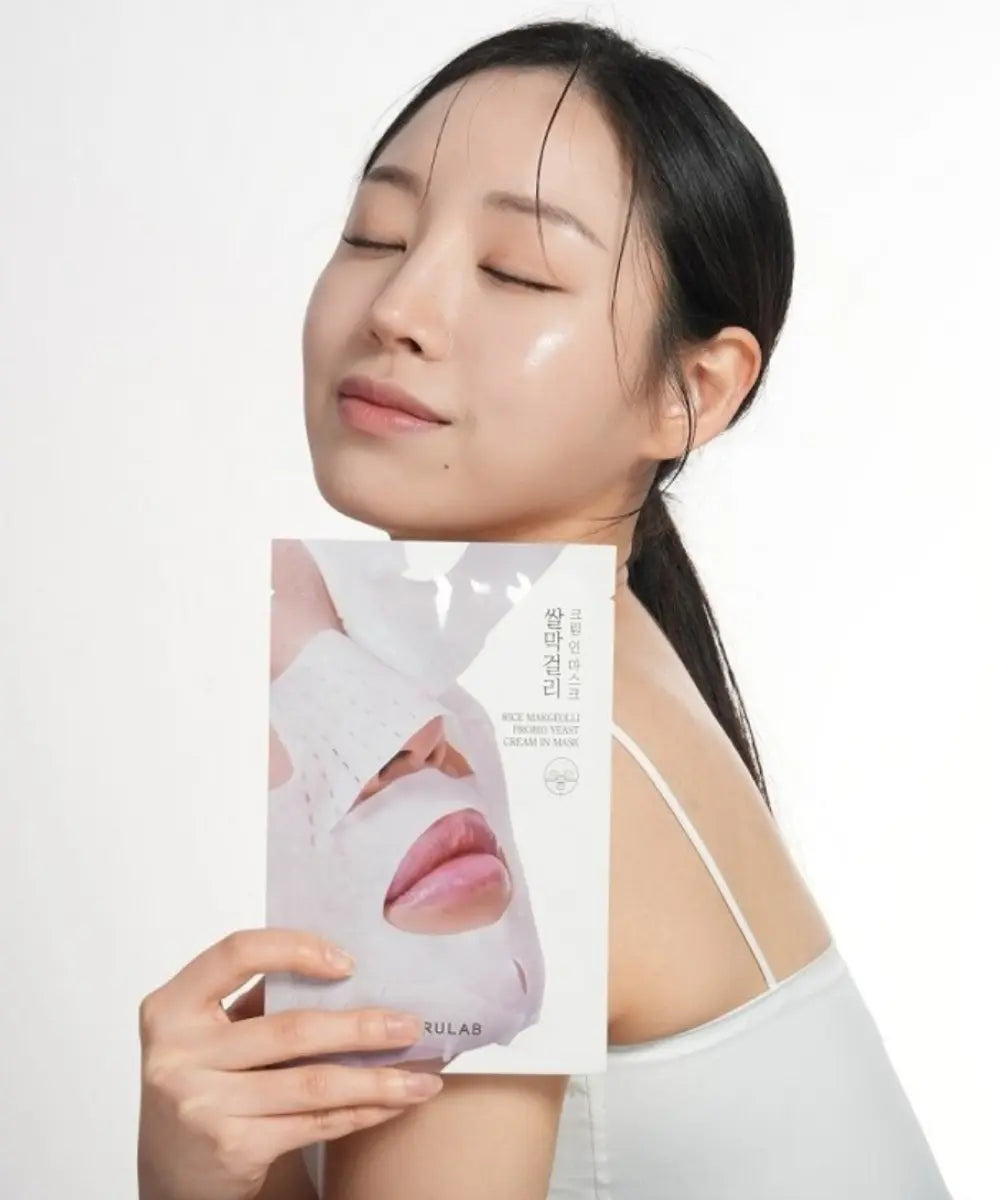 Rice Makgeolli Probio Yeast Cream in Mask BARULAB