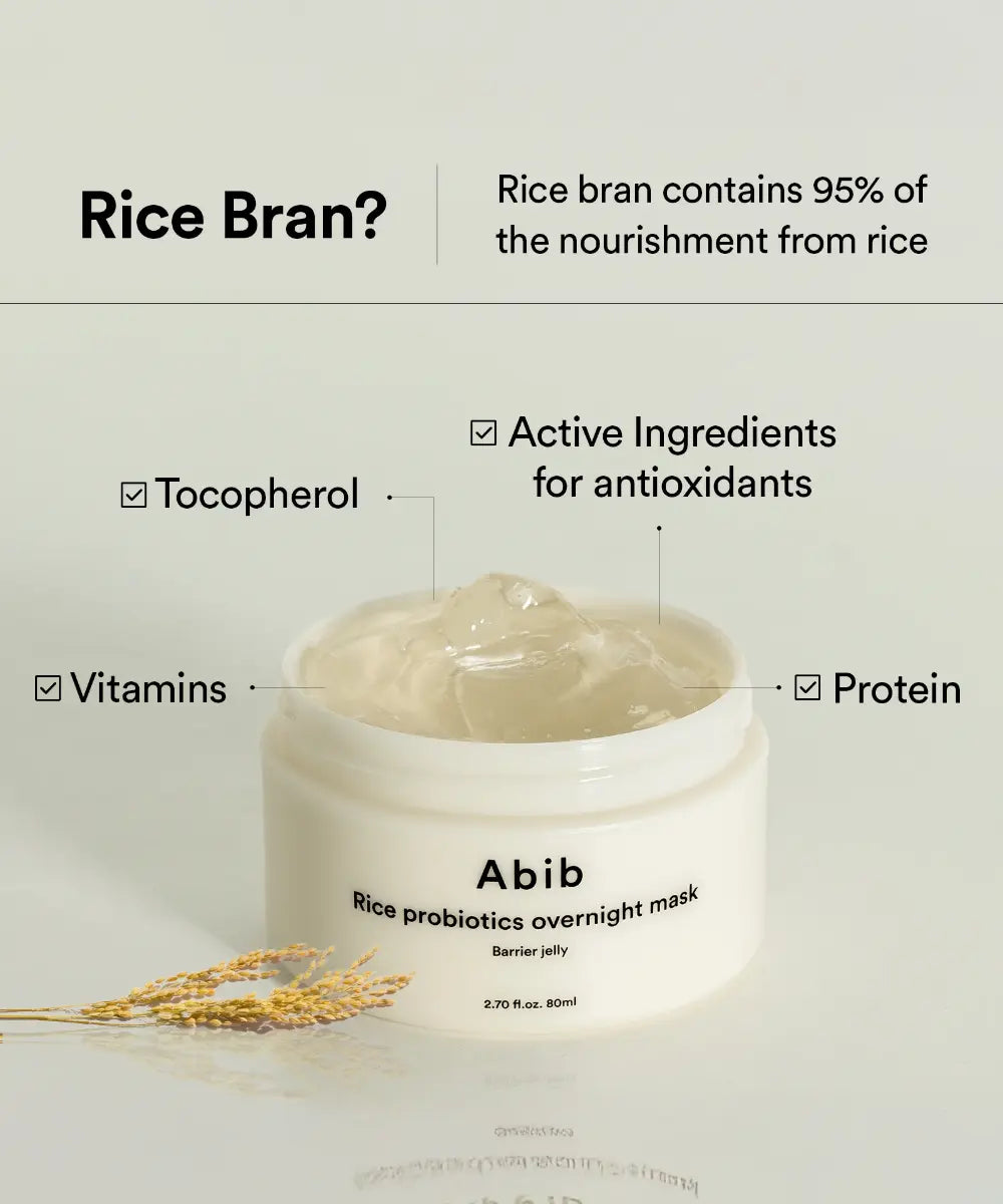 Rice Probiotics Overnight Mask Barrier Jelly ABIB