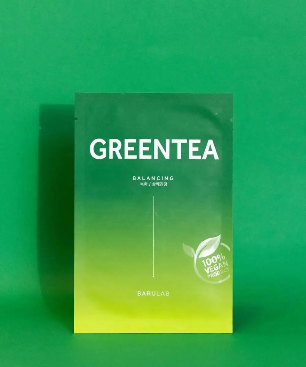 The Clean Vegan GREEN TEA Mask - Balancing BARULAB