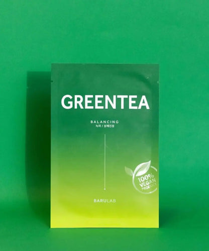 The Clean Vegan GREEN TEA Mask - Balancing BARULAB