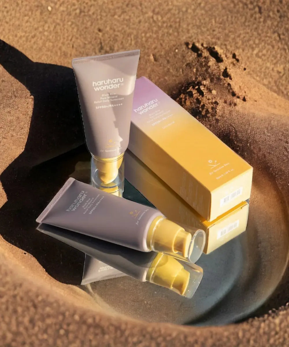 WONDER Black Rice Pure Mineral Relief Daily Sunscreen SPF50+ PA++++ HaruHaru WONDER